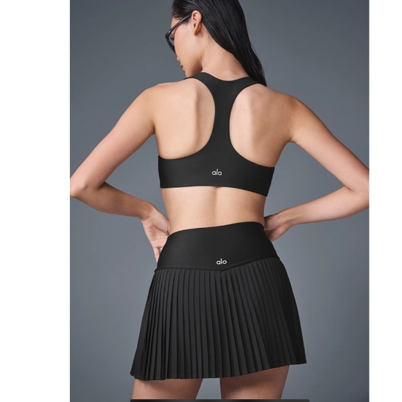 ALO Grand Slam Tennis Skirt Black Size Large - Picture 2 of 7